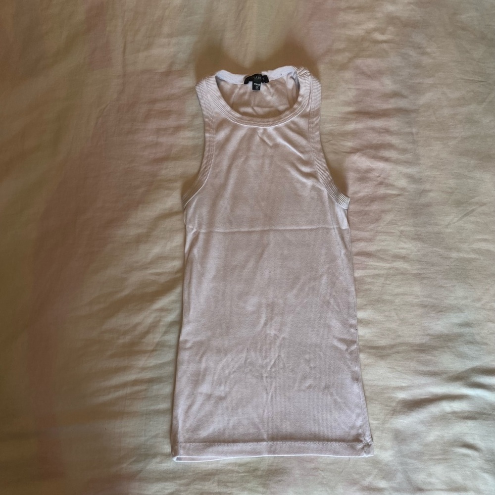 White tank top